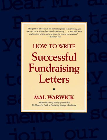 Cover for How to write successful fundraising letters