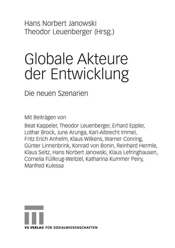 Cover for Globale Akteure der Entwicklung