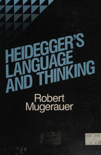 Cover for Heidegger's language and thinking