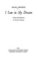 Cover for I saw in my dream