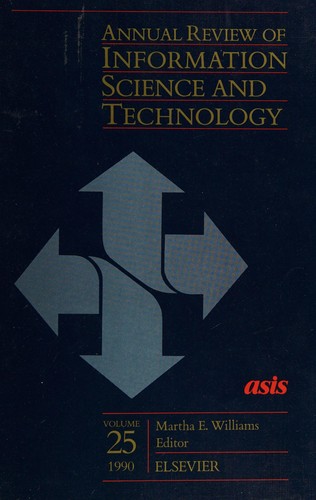 Cover for Annual review of information science and technology.
