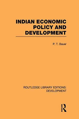 Cover for Indian Economic Policy and Development
