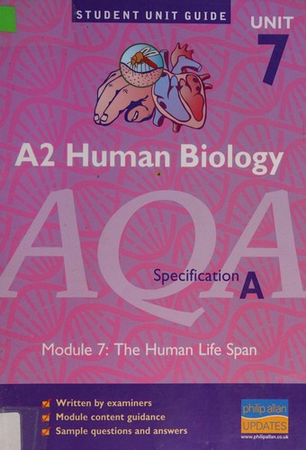 Cover for A2 human biology unit 7