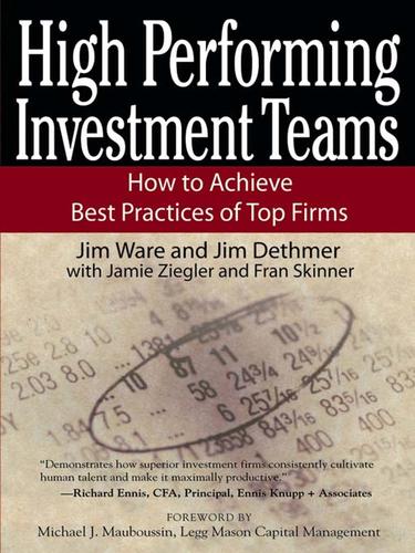 Cover for High Performing Investment Teams