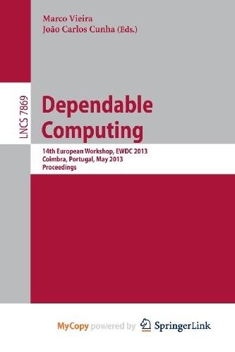 Cover for Dependable Computing