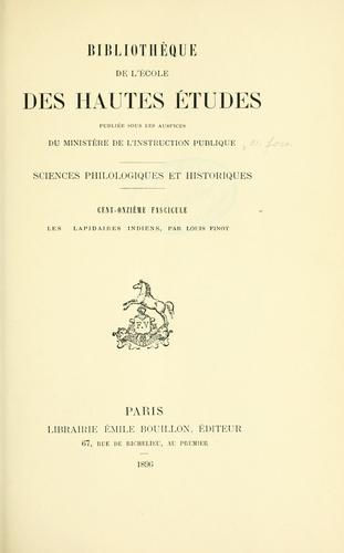 Cover for lapidaires indiens
