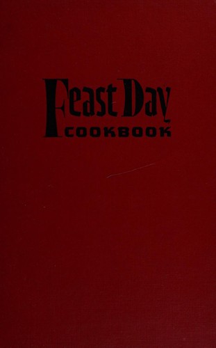 Cover for Feast day cookbook