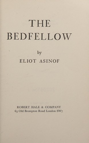 Cover for The bedfellow