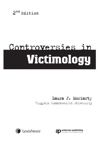 Cover for Controversies in victimology