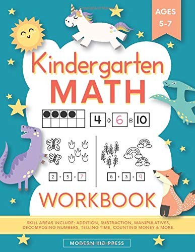 Cover for Kindergarten Math Workbook