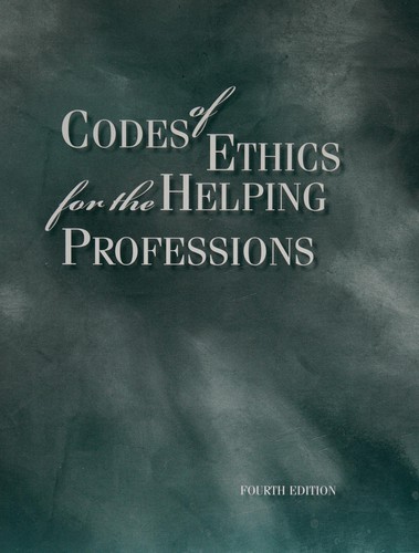 Cover for Codes of ethics for the helping professions