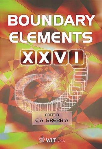 Cover for Boundary elements XXVI
