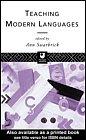 Cover for Teaching modern languages