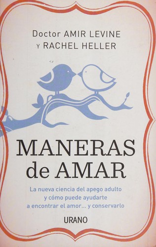 Cover for Maneras de amar