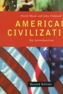 Cover for American civilization