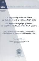 Cover for Les langues régionales de France