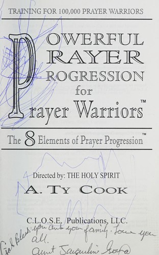Cover for Powerful prayer progression for prayer warriors