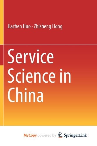 Cover for Service Science in China