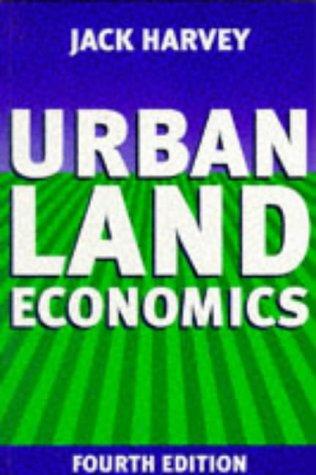 Cover for Urban land economics