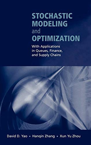 Cover for Stochastic modeling and optimization