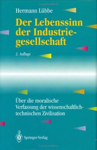 Cover for Der Lebenssinn der Industriegesellschaft