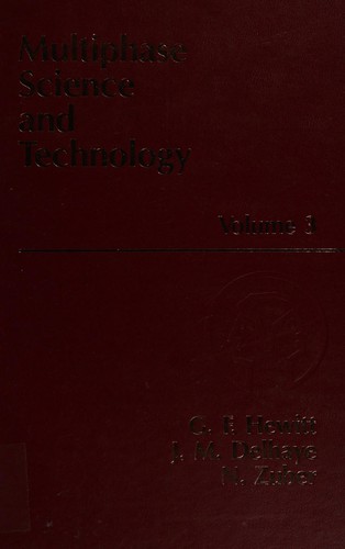 Cover for Multiphase Science And Technology (Multiphase Science and Technology)