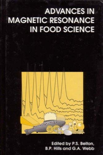 Cover for Advances in Magnetic Resonance in Food Science