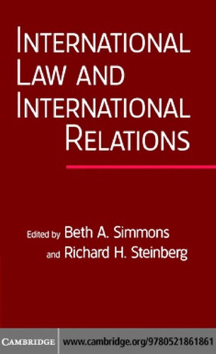 Cover for International law and international relations