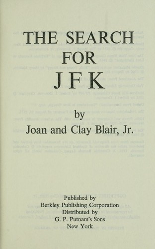 Cover for The search for JFK