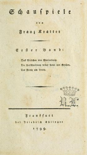 Cover for Schauspiele