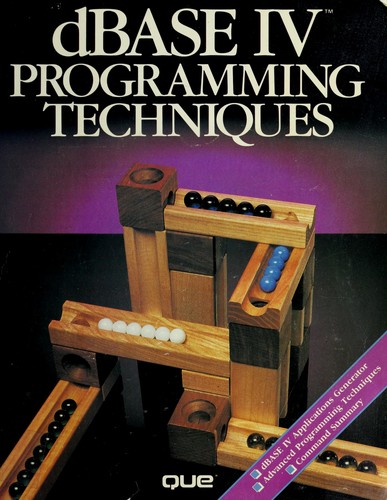 Cover for dBase IV programming techniques