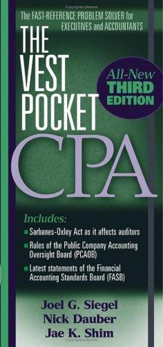 Cover for The Vest Pocket CPA