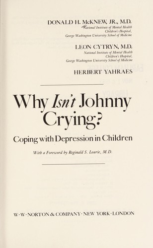 Cover for Why isn't Johnny crying