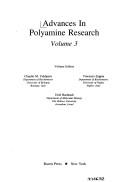 Cover for Advances Polyamine Rsrch