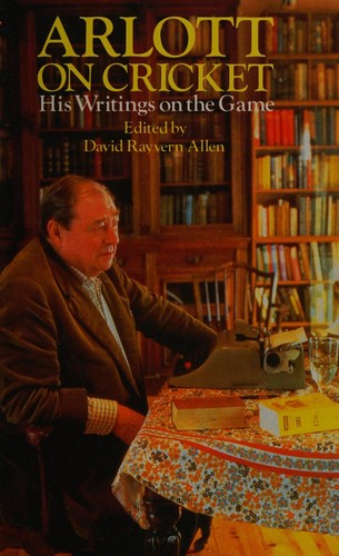 Cover for Arlott on cricket