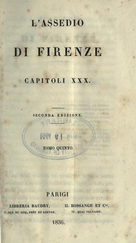 Cover for assedio di Firenze