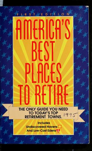 Cover for America's best places to retire