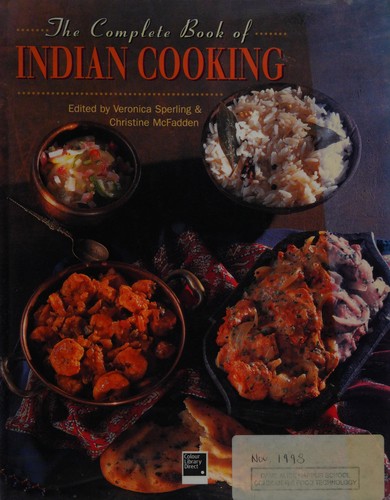 Cover for The complete book of Indian cooking