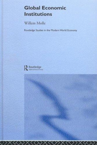 Cover for Global economic institutions