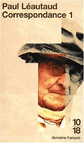 Cover for Correspondance t1