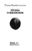 Cover for Studia o Krasickim