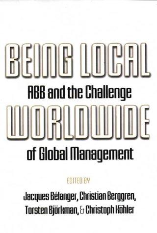 Cover for Being Local Worldwide