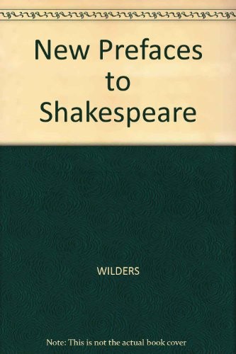 Cover for New prefaces to Shakespeare