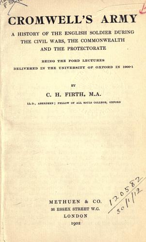 Cover for Cromwell's army