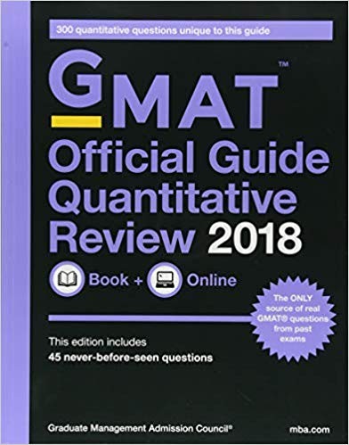 Cover for GMAT Official Guide 2018 Quantitative Review
