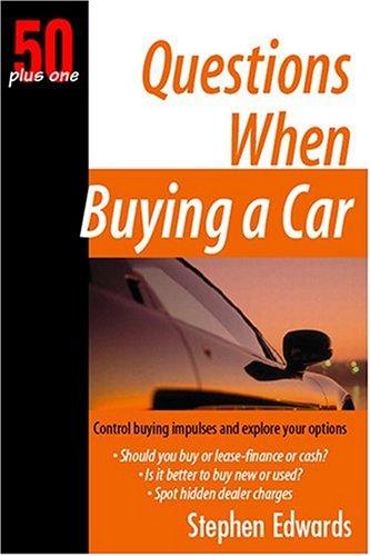 Cover for Questions When Buying a Car