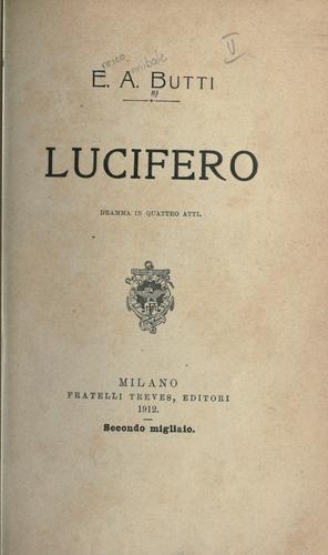 Cover for Lucifero