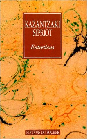 Cover for Entretiens Avec :KAZANTZAKI