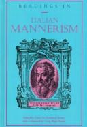 Cover for Readings in Italian Mannerism