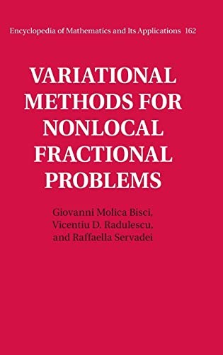 Cover for Variational Methods for Nonlocal Fractional Problems